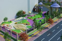 2020年信阳大型幼儿园装修设计效果图案例